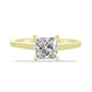 Inel din Argint 925 Placat cu Aur ( 2.03 grame ) cu Diamant Certificat cultivat în laborator 1.58 Carate
