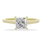 Inel din Argint 925 Placat cu Aur ( 2.03 grame ) cu Diamant Certificat cultivat în laborator 1.58 Carate
