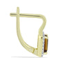 Cercei din Argint 925 Placat cu Aur ( 3.25 grame ) cu Cuarț Coniac și Topaz Alb 1.26 Carate