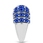 Inel din Argint 925 ( 7.09 grame ) cu Safir Albastru Australian 4.7 Carate
