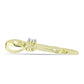 Cruce Pandantiv din Argint 925 Placat cu Aur ( 2.62 grame ) cu Diamant Alb 0.01 Carate