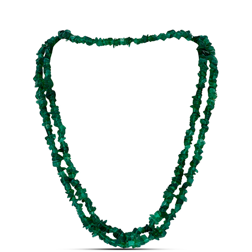 Set din Pepită ( 81.63 grame ) cu Agat Verde 408.13 Carate ( Colier+Brățară )