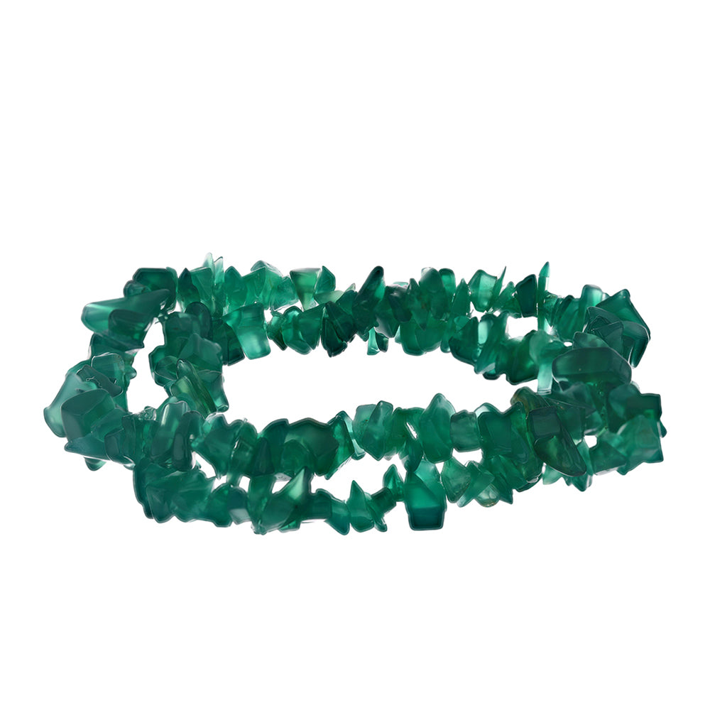 Set din Pepită ( 81.63 grame ) cu Agat Verde 408.13 Carate ( Colier+Brățară ) 4 