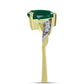 Inel din Argint 925 Placat cu Aur ( 2.32 grame ) cu Agat Verde și Topaz Alb 1.58 Carate