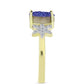 Inel din Argint 925 Placat cu Aur ( 3.15 grame ) cu Drusă Violet și Topaz Alb 1.99 Carate