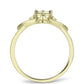 Inel din Argint 925 Placat cu Aur ( 1.84 grame ) cu Diamant Alb 0.01 Carate