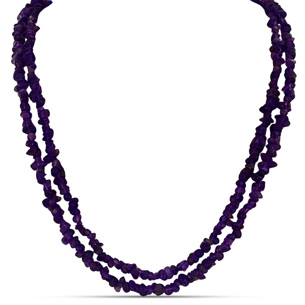 Set din Pepită ( 74.97 grame ) cu Agat Violet 374.83 Carate ( Colier+Brățară ) 2 