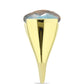 Inel din Argint 925 Placat cu Aur ( 5.96 grame ) cu Labradorit 12.24 Carate