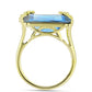 Inel din Argint 925 Placat cu Aur ( 4.13 grame ) cu Labradorit 9.13 Carate