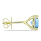 Cercei din Argint 925 Placat cu Aur ( 1.53 grame ) cu Labradorit 1.98 Carate
