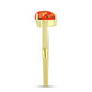 Inel din Argint 925 Placat cu Aur ( 1.66 grame ) cu Turcoaz Mohave 0.38 Carate