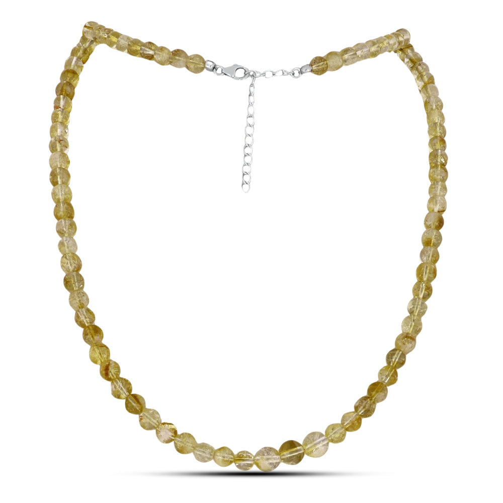 Colier din Argint 925 ( 1.03 grame ) cu Citrin Rio Golden 115 Carate
