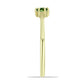 Inel din Argint 925 Placat cu Aur ( 1.42 grame ) cu Safir verde 0.28 Carate