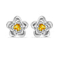Cercei din Argint 925 ( 2.59 grame ) cu Citrin Rio Golden 0.22 Carate