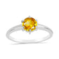 Inel din Argint 925 ( 2.24 grame ) cu Citrin Rio Golden 1.17 Carate