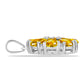Pandantiv din Argint 925 ( 2.42 grame ) cu Citrin Rio Golden și Topaz Alb 3.35 Carate