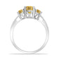 Inel din Argint 925 ( 2.53 grame ) cu Citrin Rio Golden 1.5 Carate