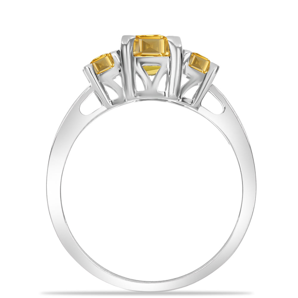 Inel din Argint 925 ( 2.53 grame ) cu Citrin Rio Golden 1.5 Carate 6 