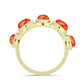 Inel din Argint 925 Placat cu Aur ( 5.45 grame ) cu Turcoaz Mohave 3.33 Carate