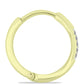Cercei din Argint 925 Placat cu Aur ( 2.19 grame ) cu Diamant Alb 0.06 Carate