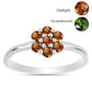 Inel din Argint 925 ( 1.84 grame ) cu Zultanit Anatolian Certificat cultivat în laborator 0.57 Carate