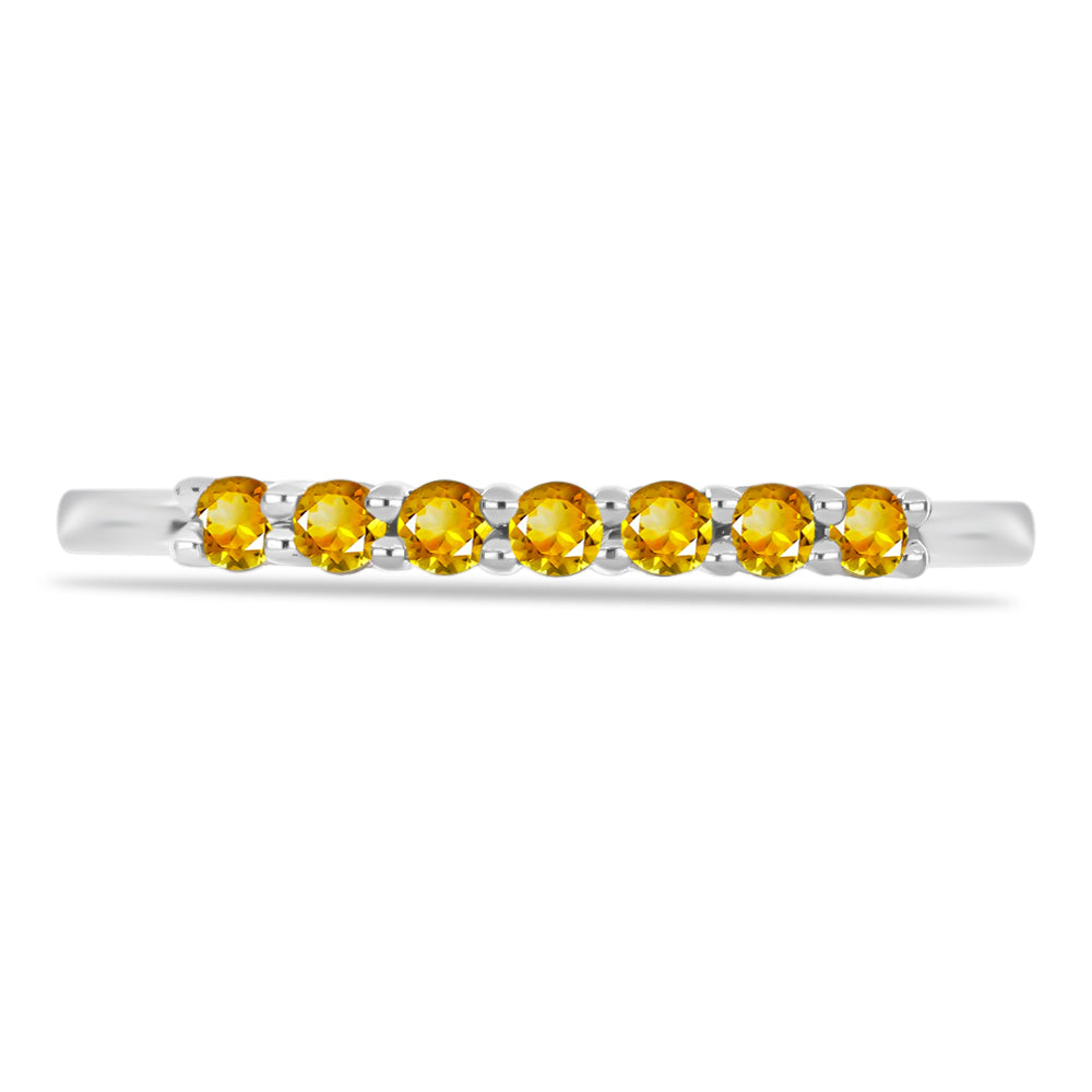 Inel din Argint 925 ( 1.13 grame ) cu Citrin Rio Golden 0.22 Carate