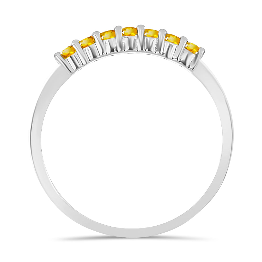 Inel din Argint 925 ( 1.13 grame ) cu Citrin Rio Golden 0.22 Carate