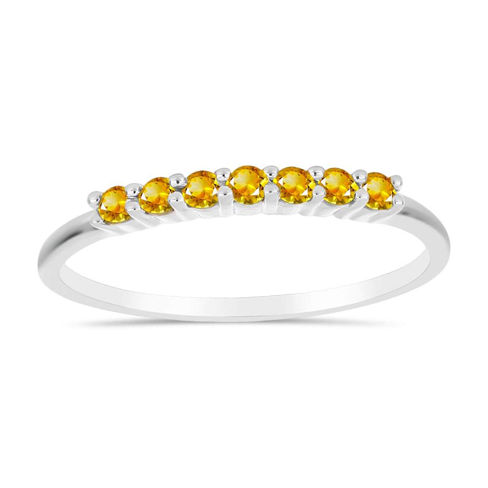Inel din Argint 925 ( 1.13 grame ) cu Citrin Rio Golden 0.22 Carate