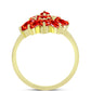 Inel din Argint 925 Placat cu Aur ( 2.99 grame ) cu Opal de Foc Lega Dembi 1.36 Carate
