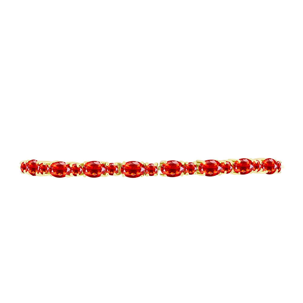 Brățară din Argint 925 Placat cu Aur ( 5.44 grame ) cu Opal de Foc Lega Dembi 2.97 Carate 2 
