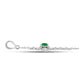 Cruce Pandantiv din Argint 925 ( 3.25 grame ) cu Smarald Zambian 0.62 Carate