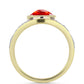 Inel din Argint 925 Placat cu Aur ( 5.43 grame ) cu Opal de Foc Lega Dembi și Zircon Alb 2.01 Carate