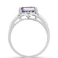 Inel din Argint 925 ( 3.97 grame ) cu Ametist Rose de France 4.96 Carate