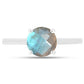 Inel din Argint 925 ( 1.58 grame ) cu Labradorit 1.28 Carate