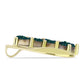Pandantiv din Argint 925 Placat cu Aur ( 2.78 grame ) cu Drusy Verde 2.79 Carate