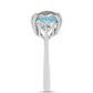 Inel din Argint 925 ( 2.87 grame ) cu Labradorit și Topaz Alb 4.37 Carate