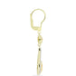 Cercei din Argint 925 Placat cu Aur ( 4.2 grame ) cu Citrin Rio Golden și Topaz Alb 2.52 Carate