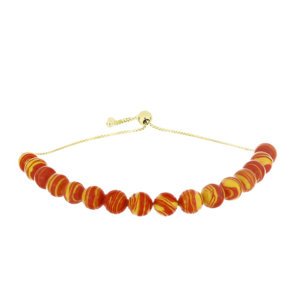 Brățară din Argint 925 Placat cu Aur ( 1.75 grame ) cu Jaspul "Lion's Paw" 46.01 Carate 1 