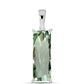 Pandantiv din Argint 925 ( 1.07 grame ) cu Ametist Verde 5.69 Carate
