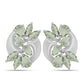 Cercei din Argint 925 ( 5.32 grame ) cu Ametist Verde 3.56 Carate