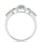 Inel din Argint 925 ( 2.31 grame ) cu Ametist Verde 1.79 Carate
