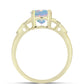 Inel din Argint 925 Placat cu Aur ( 2.5 grame ) cu Opal Welo 1.17 Carate
