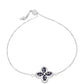 Brățară din Argint 925 ( 3.54 grame ) cu Topaz Mistic și Topaz Alb 1.46 Carate