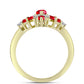 Inel din Argint 925 Placat cu Aur ( 5.14 grame ) cu Agat Roșu 1.99 Carate