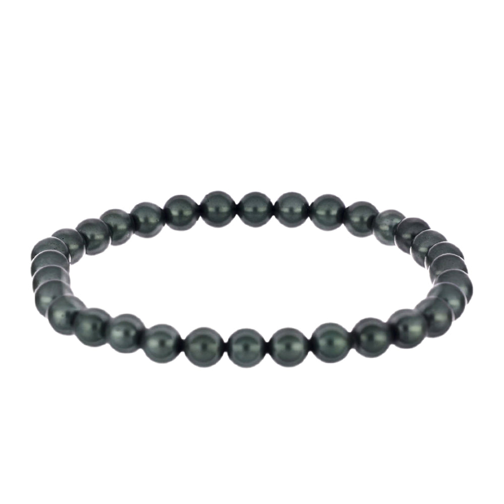 Set din Argint 925 Placat cu Aur ( 0.59 grame ) cu Perlă De apă Dulce cu Efect "Verde Tahitian" 220.96 Carate ( Colier+Cercei+Brățară ) 4 