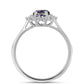 Inel din Argint 925 ( 2.41 grame ) cu Topaz Mistic și Topaz Alb 1.46 Carate