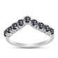 Inel din Argint 925 ( 2.45 grame ) cu Topaz Mistic 0.88 Carate