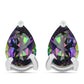 Cercei din Argint 925 ( 1.23 grame ) cu Topaz Mistic 1.19 Carate
