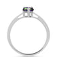 Inel din Argint 925 ( 1.38 grame ) cu Topaz Mistic 0.6 Carate