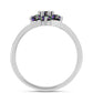Inel din Argint 925 ( 1.77 grame ) cu Topaz Mistic 0.69 Carate